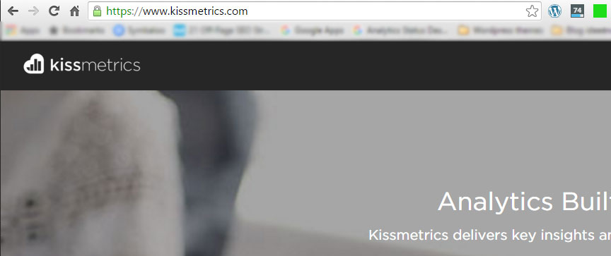 Kissmetrics op Index