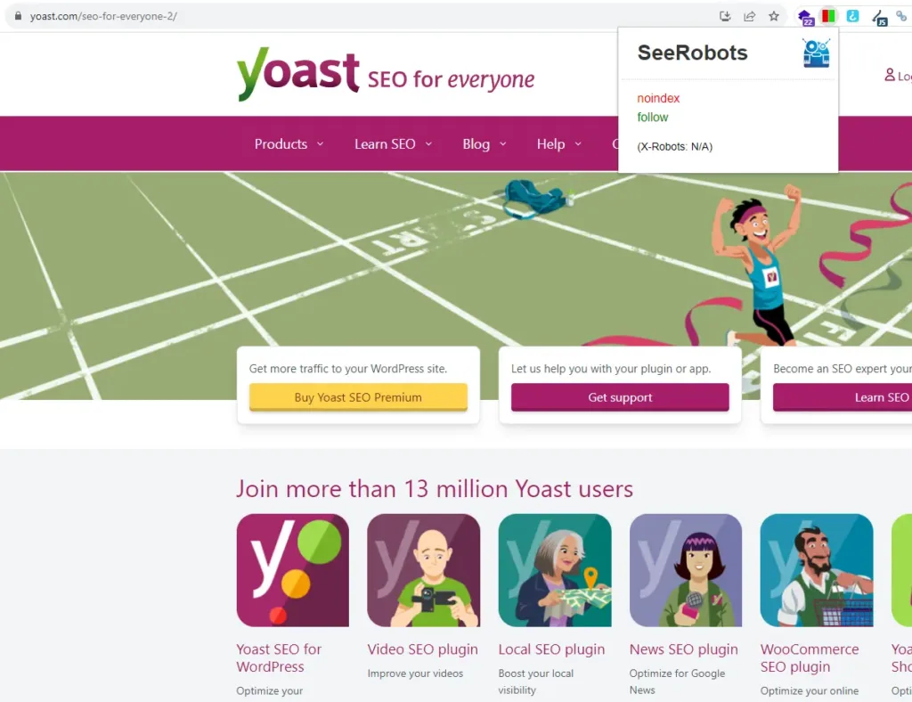 Yoast SEO probleem