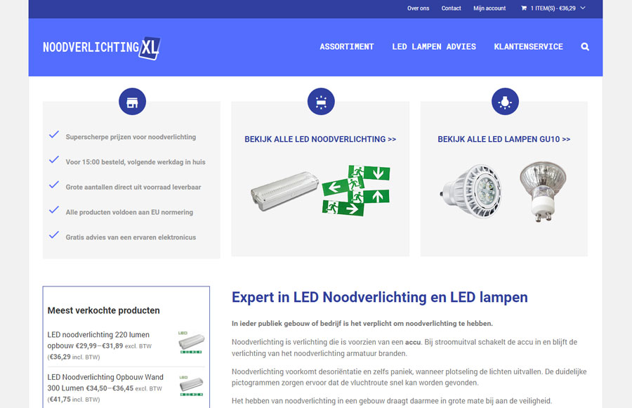 Noodverlichting XL - LED Noodverlichting specialist
