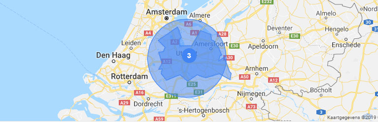 Adverteer binnen een bepaalde regio