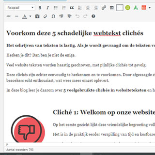 5 schadelijke webtekst clichés