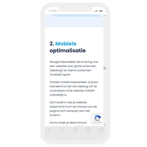 Mobiele optimalisatie