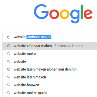 Website vindbaar maken in Google