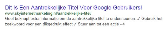 Aantrekkelijke titels voor SEO website teksten